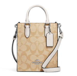 Tui Coach North South Mini Tote In Signature Canvas 'Light Khaki' CJ494-SIGHA
