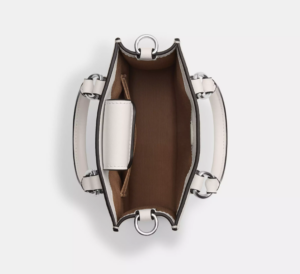 Tui Coach North South Mini Tote In Signature Canvas 'White' CP011-SVVS5