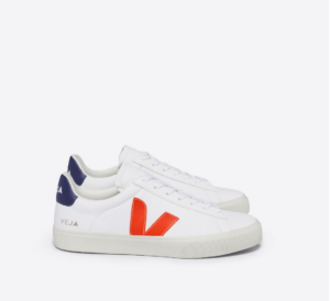 Giay Veja Campo Leather 'White Orange Fluo' CP052195
