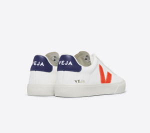 Giay Veja Campo Leather 'White Orange Fluo' CP052195