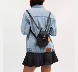 Balo Coach Amelia Convertible Denim 'Black' CP106-SVBK