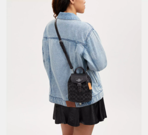 Balo Coach Amelia Convertible Denim 'Black' CP106-SVBK