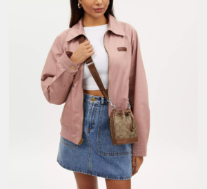 Tui Coach In Signature Canvas 'Khaki Saddle' CR145-SVWQ3