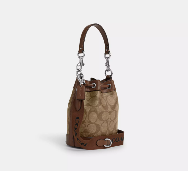 Tui Coach In Signature Canvas 'Khaki Saddle' CR145-SVWQ3
