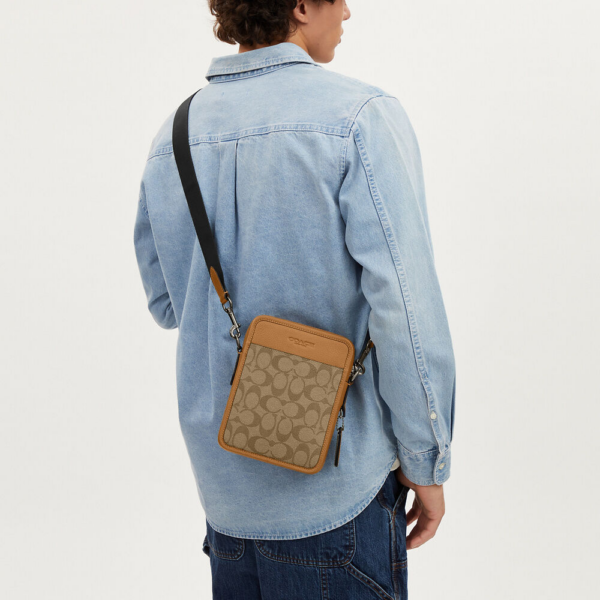 Tui Coach Sullivan Crossbody In Blocked 'Saddle' CS603-QBMYC
