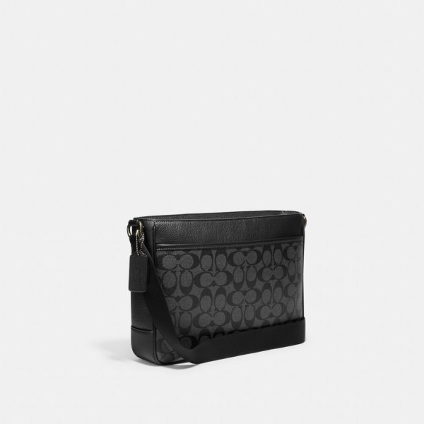 Tui Coach District In Signature Canvas 'Charcoal' CH078-QBMI5