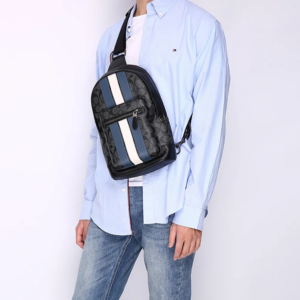 Tui Coach West 20 Shoulder Bag 'Blue White' F2999-QBOH0