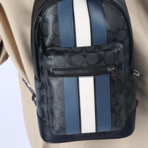 Tui Coach West 20 Shoulder Bag 'Blue White' F2999-QBOH0