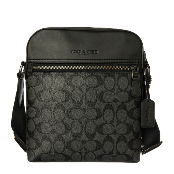Tui Coach Bag Signature 'Gray Black' F4010-QBMI5