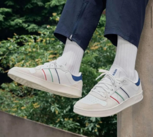 Giay Adidas Breaknet Pus 'White Blue' FY9650