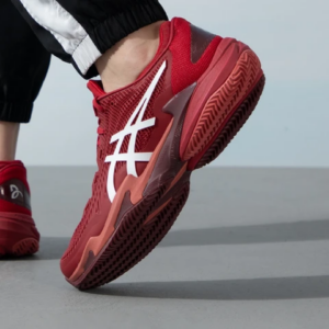 Giay Asics Court FF 3 Novak Clay 'Cranberry' 1041A362-962