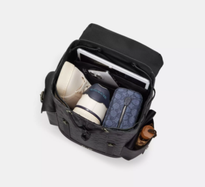 Balo Coach Hudson In Signature 'Black' CB839-QBMAH