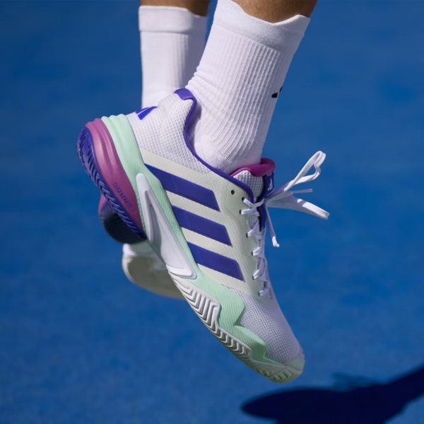 Giay Adidas Barricade 13 'White Lucid Blue' IF9129