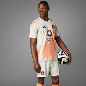 Ao Adidas As Roma 24/25 Away Jersey 'Easy Orange' IS5405