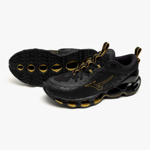 Giay Mizuno Wave Prophecy 13 'Black Gold' J1GC2451-32