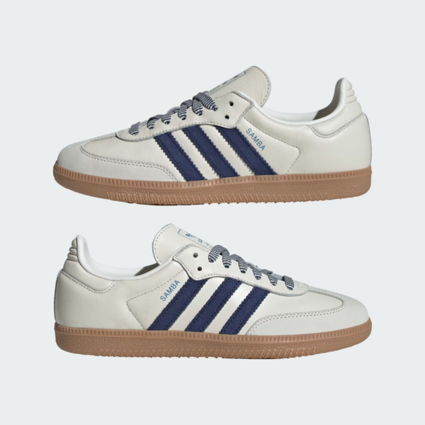 Giay Adidas Wmns Samba OG 'Off White Dark Blue' JI3907
