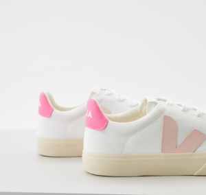 Giay Veja Campo Canvas 'White Light Pink' CA0103499