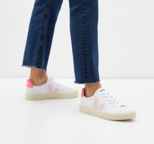 Giay Veja Campo Canvas 'White Light Pink' CA0103499