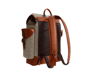 Balo Coach Hitch In Micro Signature 'Brown' CM387-URC