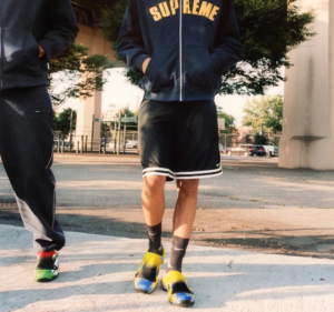 Dep Nike Clogposite x Supreme 'Opti Yellow Blue' FN0289-700