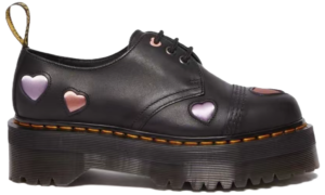 Giay Dr.Martens 1461 Leather Heart Platform 'Black' 30604001