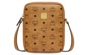 Tui MCM Mini Klassik Crossbody Visetos 'Cognac' MMRESKK01CO001