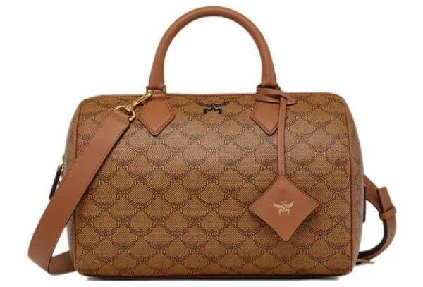 Tui MCM Medium Ella Boston Bag 'Cognac' MWBESEA07CO001