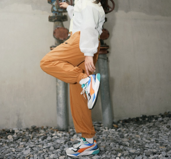 Giay PUMA RS Metric 'White Vibrant Orange' 386169-01