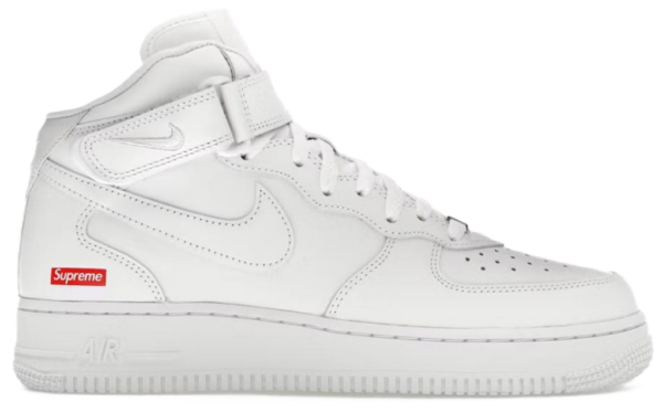 Giay Nike Air Force 1 Mid x Supreme 'White' FZ8784-100