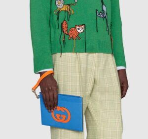 Tui Gucci Interlocking G Leather 'Blue' 658843-0QGCG-8380