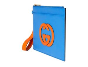 Tui Gucci Interlocking G Leather 'Blue' 658843-0QGCG-8380