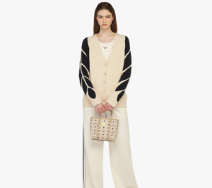 Tui MCM Toni Shopper In Visetos 'Beige' MWPAATN04I8001