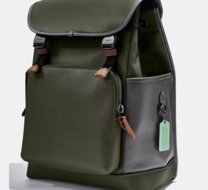 Balo Coach League Flap In Colorblock 'Green' C2662-JISMN