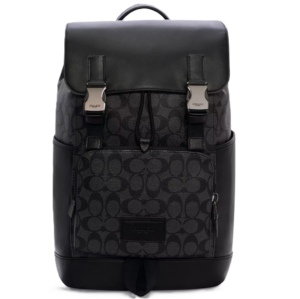 Balo Coach Track In Signature Canvas 'Black' C2712-QBVRE
