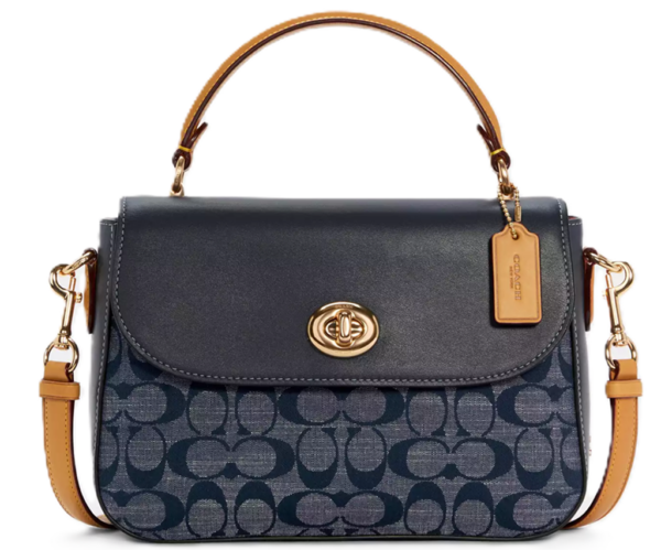 Tui Coach Marlie Top Satchel Chambray 'Blue' C4921-IMDEI