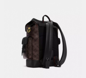 Balo Coach Hudson In Signature Canvas 'Souvenir Patches' C6633-QBMAA