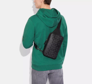 Tui Coach Sullivan In Signature Canvas 'Black' C9867-QBMI5