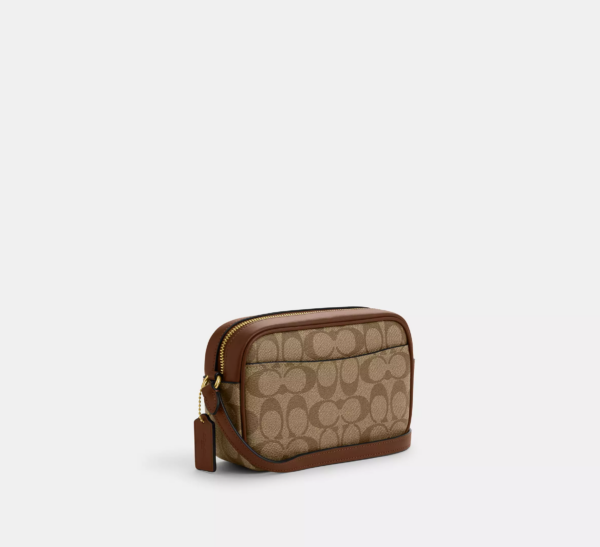 Tui Coach Jamie Signature Canvas 'Khaki Saddle' CQ874-IME74