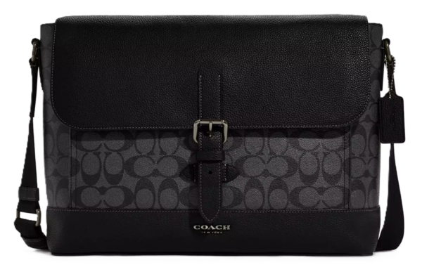 Tui Coach Hudson Messenger Bag 'Black' CB842-QBMI5