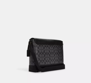 Tui Coach Hudson Messenger Bag 'Black' CB842-QBMI5