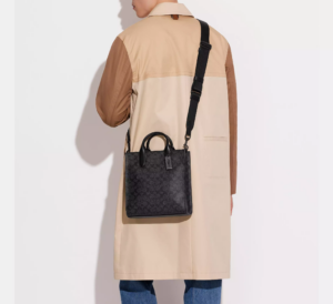 Tui Coach Gotham Tall Tote Bag 24 'Black' CC096-CHR