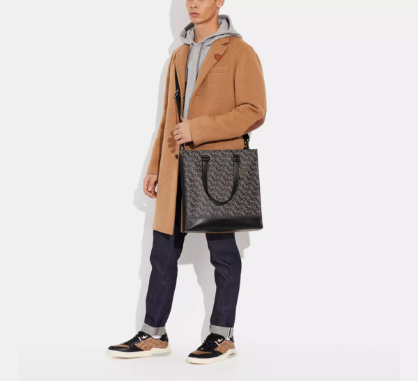 Tui Coach Graham Structured Tote 'Brown' CE749-QBBK