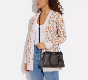 Tui Coach Mini Darcie Carryall Signature Canvas 'Brown' CH174-IMAA8