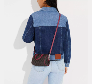 Tui Coach Mini Rowan Crossbody 'Bright Violet' CH469-IMAA8