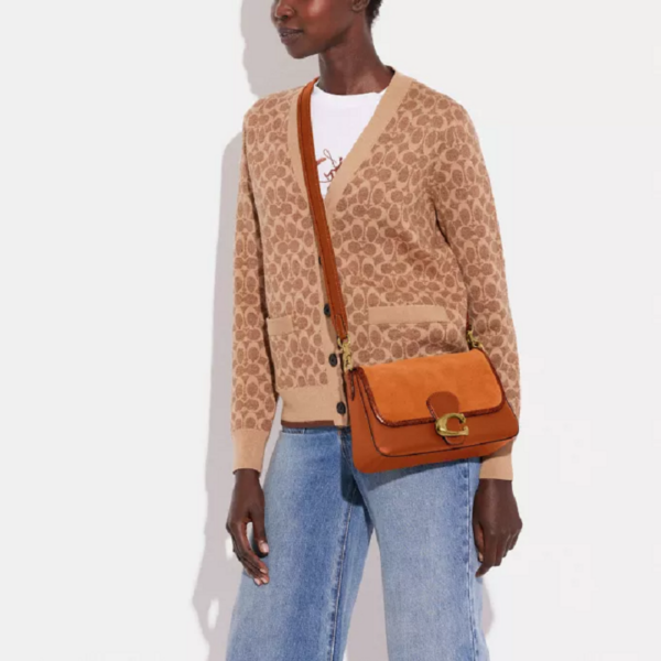 Tui Coach Soft Tabby Shoulder 'Brown' CI034-B4BAR