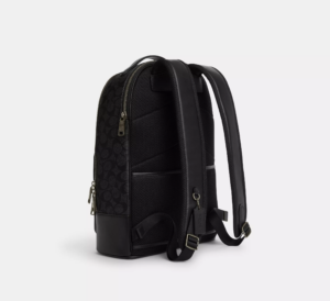 Balo Coach Ethan In Signature Canvas 'Black' CL962-QBLWO