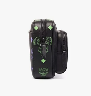 Tui MCM Klassik Crossbody Splash Logo 'Black' MMRCSSX02U600