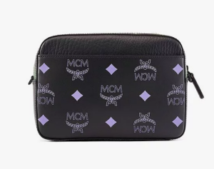 Tui MCM Klassik Crossbody Splash Logo 'Black' MMRCSSX02U600