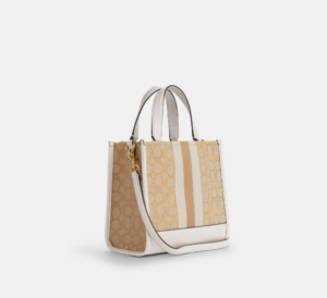 Tui Coach Small Shoulder Tote Bag 'White' CQ878-IMDQC