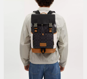 Balo Coach Track In Colorblock 'Black' CR259-QBWQQ